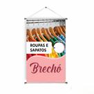 Banner pronto Brechó BA 062 medida 45x70 cm arte pronta