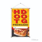 Banner pronto Cachorro Quente Prensado BA 543 medida 45x70 cm arte Pronta Banner pronto Cachorro Quente Prensado BA 543 medida 45x70 cm arte Pronta
