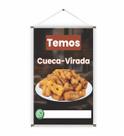 Banner pronto Cueca Virada BA 122 medida 45x70 cm arte pronta