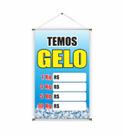 Banner pronto Gelo BA 087 medida 45x70 cm arte pronta