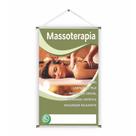 Banner pronto Massoterapia BA 204 medida 45x70 cm arte pronta