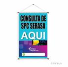 Banner pronto Serasa SPC BA 606 medida 45x70 cm arte Pronta