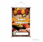 Banner pronto Temperos BA 614 medida 45x70 cm arte Pronta