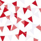 Banner quadriculado xadrez vermelho MARFOREVER, decorações de festa, 28 pés