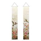 Banner suspenso Luarisgur Hummingbird Floral 180x32cm, 2 peças