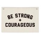Banner suspenso Wheatwin Positive Affirmations 50x75cm de linho
