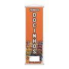 Banner Temos Docinhos Festa Brigadeiro Preço 100x30cm