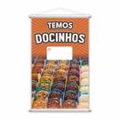 Banner Temos Docinhos Festa Brigadeiro Preço Grande
