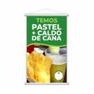 Banner Temos Pastel e Caldo de Cana Lanche Preço 80x50cm