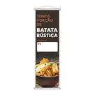 Banner Temos Porções de Batata Rustica Lanches Lona 100x30cm