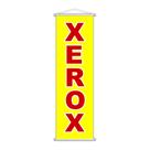 Banner Xerox Impressão Gráfica Serviço Lona Amarelo 100x30cm