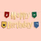 Banner xo, tema mágico de Feliz Aniversário 2m do Fetti Wizard