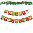 Banner ZHUOWEISM Elf Feliz Aniversário e Festa de Natal x15 Banner ZHUOWEISM Elf Feliz Aniversário e Festa de Natal x15