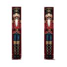 Banners Clássicos Vermelhos De Quebra-Nozes De Natal Para Varanda 71 X 12 Polegadas Decorações Para Banners Clássicos Vermelhos De Quebra-Nozes De Natal Para Varanda 71 X 12 Polegadas Decorações Para