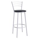 Banqueta Alta Aço com Assento Estofado Multimóveis CR50261