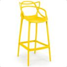 Banqueta Alta Allegra Design Cozinha/Bancada - Amarelo