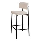 Banqueta Alta Alloa com Estrutura Preta