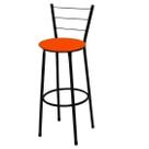Banqueta Alta Banco Com Encosto Para Balcão Bancada Bar Cozinha Bistro Area Gourmet