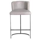 Banqueta Alta Cozinha Bar Sala Bistrô Balcão Decoração Banco Banquinho Decorativo Cinza com Pé Banqueta Alta Cozinha Bar Sala Bistrô Balcão Decoração Banco Banquinho Decorativo Cinza com Pé