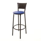 Banqueta Alta Encapada Junco CAFÉ Area de Lazer Cozinha Bancada Balcão