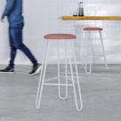 Banqueta Alta Ginger AA: 74cm BQGI74 Areia Light City Banqueta Alta Ginger AA: 74cm BQGI74 Areia Light City