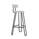 Banqueta Alta Ginger AA: 74cm BQGI74 Areia Light City