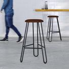 Banqueta Alta Ginger AA: 74cm C/02 Un. BQGI74.2 Areia Light City