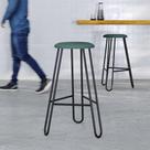 Banqueta Alta Ginger AA: 74cm C/04 Un. BQGI74.4 Areia Light City
