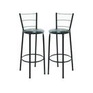 Banqueta Alta Kit com 2 Unid Bistrô Bancos Cozinha Bar Balcão Bancada Americana Premium