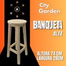 Banqueta alta madeira