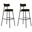 Banqueta Alta Stout Ae: 100 / Aa: 75cm C/02 Un. Etnico Verde Selva Etnico Verde Selva