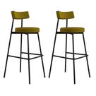 Banqueta Alta Stout Ae: 100 / Aa: 75cm C/02 Un. Mostarda City Mostarda City