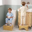 Banqueta AmazerBath Toddler Potty Training Bamboo 7"
