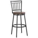 Banqueta American Woodcrafters Filmore Slate Grey