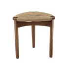 Banqueta Baixa Cairo Nacional Móveis 46cm(Alt) Madeira Eucalipto Pinhão Assento Cordas Fibra Celulos