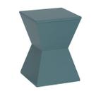 Banqueta Baixa Polipropileno sem Encosto Nitro Azul/Lazuli