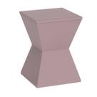 Banqueta Baixa Polipropileno sem Encosto Nitro Rosa/Calla Rose