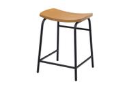 Banqueta Banco Baixo Canoa Elegante Conforto Industrial
