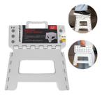 Banqueta Banco Dobrável Com Alça Até 150 kg Forte Portátil Powermaid Banquinho Camping Multiuso