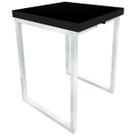 Banqueta Banco Nova York Industrial Cozinha Área Gourmet Balcão Branco Preto