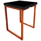 Banqueta Banco Nova York Industrial Cozinha Área Gourmet Balcão Cobre Preto