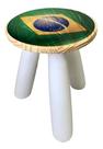 Banqueta Banco Pufe Infantil Bola Futebol Quarto Menino - Banqueta Banco Pufe Infantil Bola Futebol Quarto Menino -