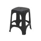 Banqueta Banquinho Plástico Tramontina Niterói Eco Preto Banqueta Banquinho Plástico Tramontina Niterói Eco Preto