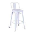 Banqueta Berlim Alta com Encosto - Branco