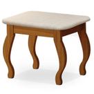 Banqueta com Almofada para Penteadeira Freijó Luapa