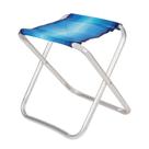 Banqueta De Alumínio Dobrável Azul Versátil Leve Camping e Pescaria Até 90 Kg Mor