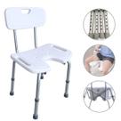 Banqueta De Banho Com Abertura Frontal e Encosto Health Pro Banqueta De Banho Com Abertura Frontal e Encosto Health Pro