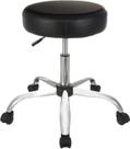 Banqueta de bar Drafting Spa com rodas Amazon Basics Black