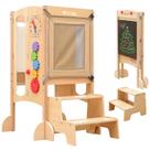 Banqueta de cozinha dobrável Toddler Tower JUZBOT Helper Chalk-Whiteboard