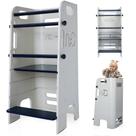 Banqueta de cozinha Toddler Standing Tower Heypappy de altura ajustável